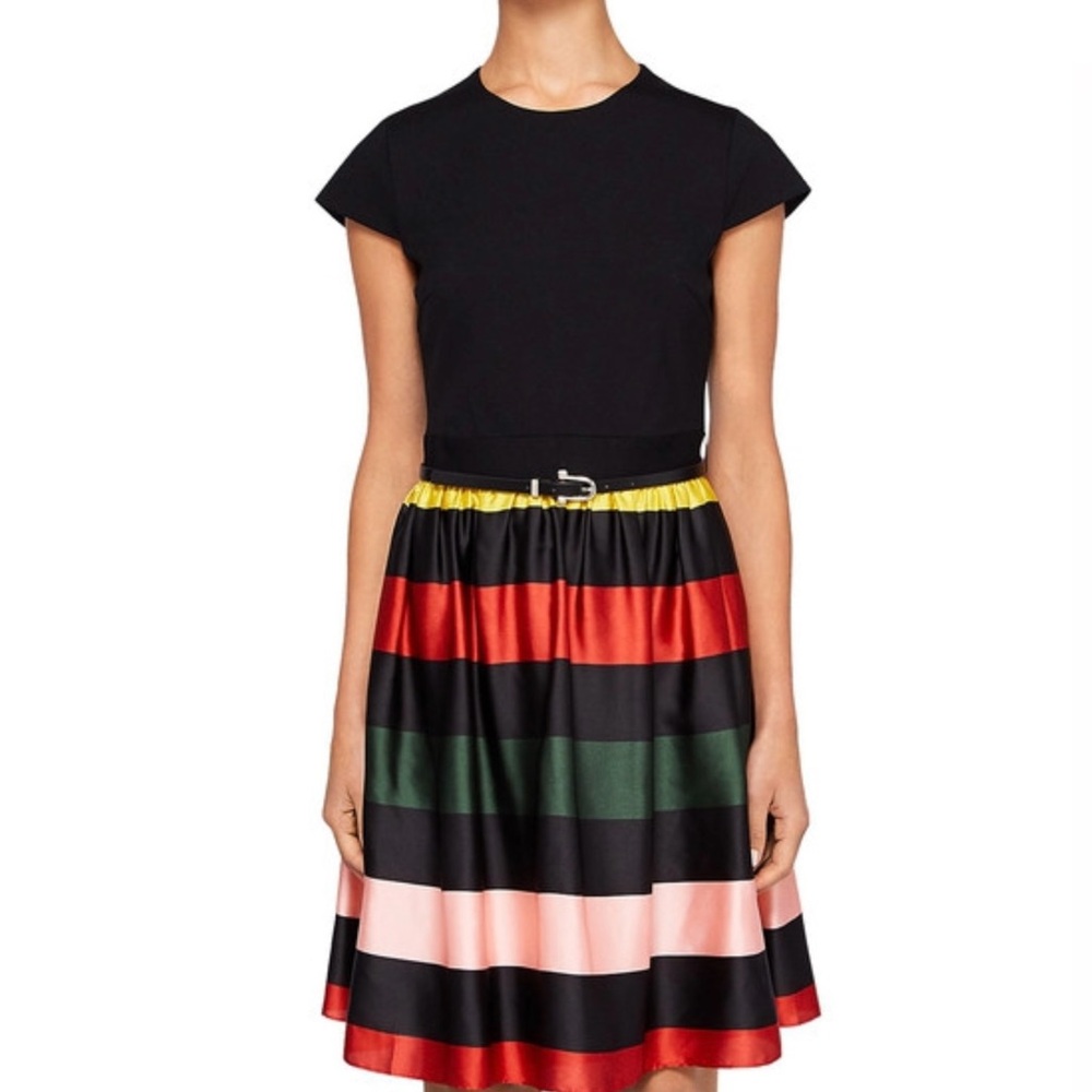 Ted Baker cruise stripe dress size 2